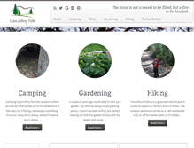Tablet Screenshot of cascadingfalls.com